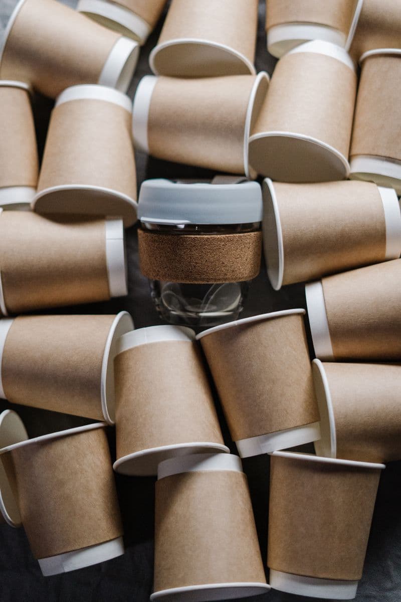 Eco-friendly recyclable paper cups